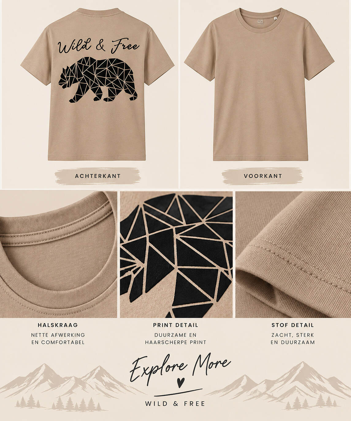 Wild & Free – T-shirt